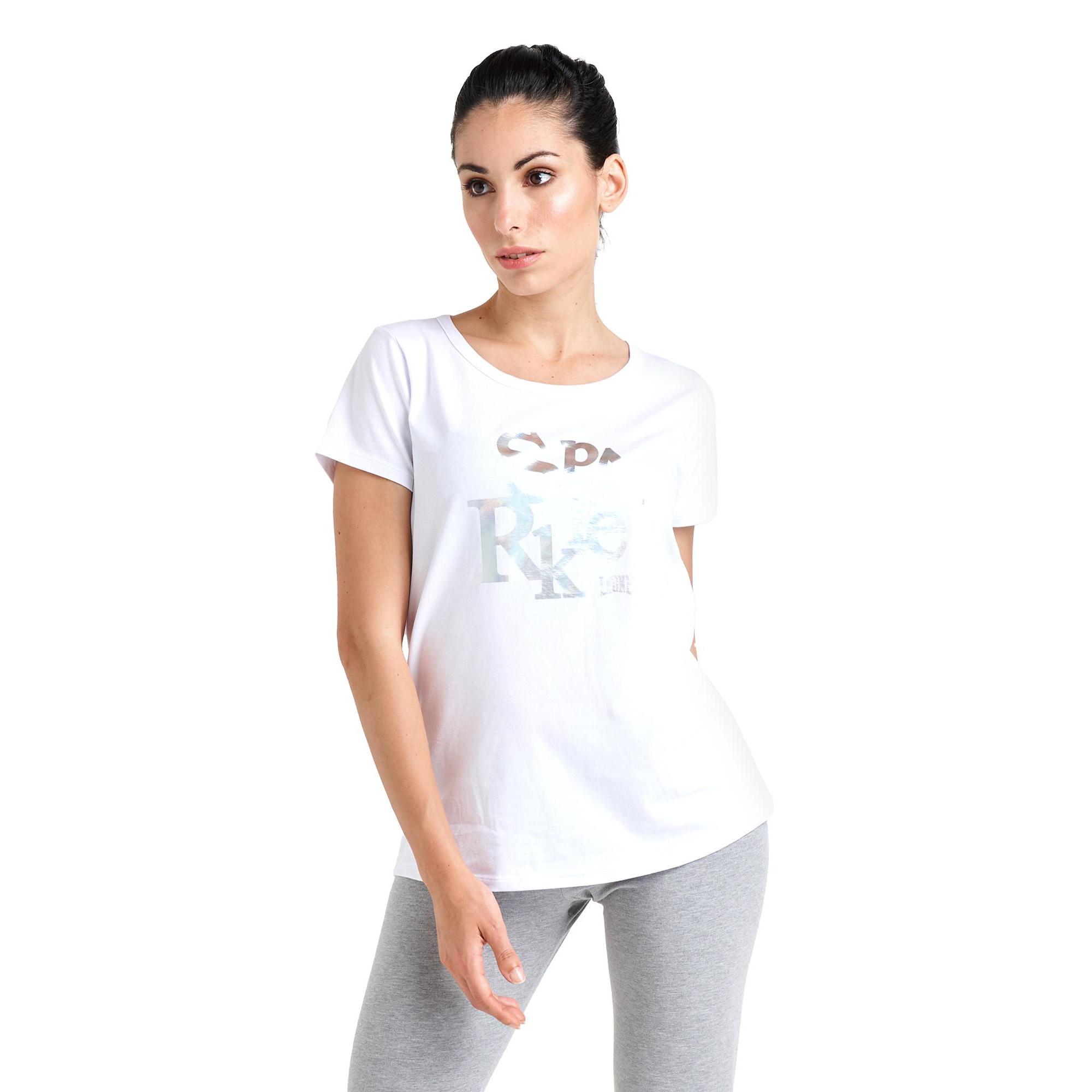 T-shirt a maniche corte da donna Sparkly