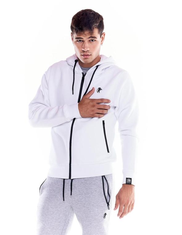 Man hoody full zip Soft Basic