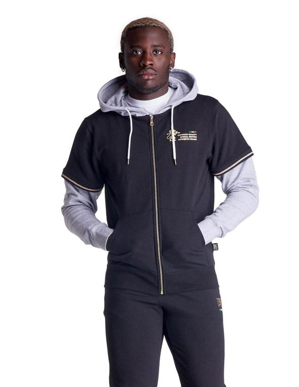 Man hoody full zip 1947 Gold