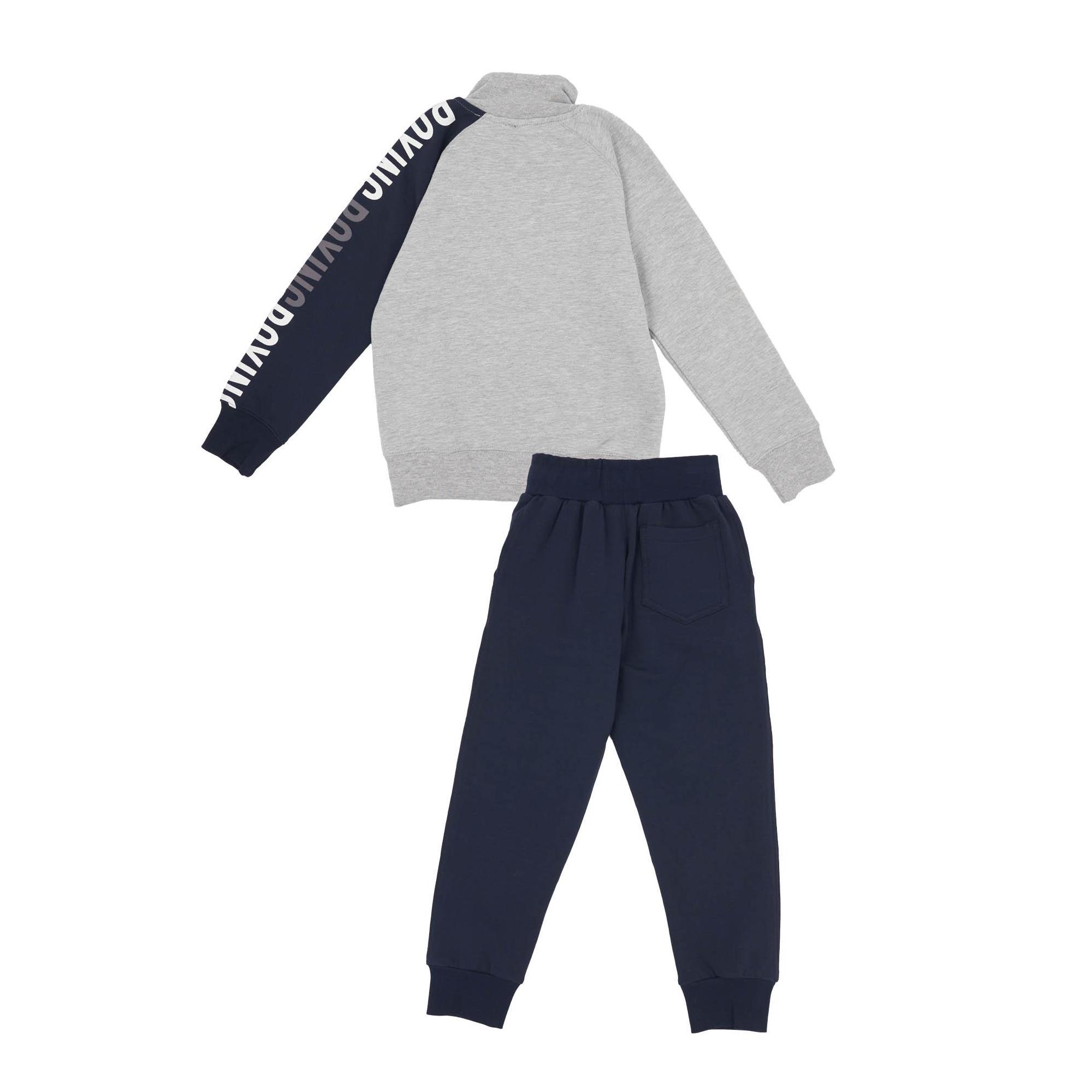 Grey hot sale tracksuit junior