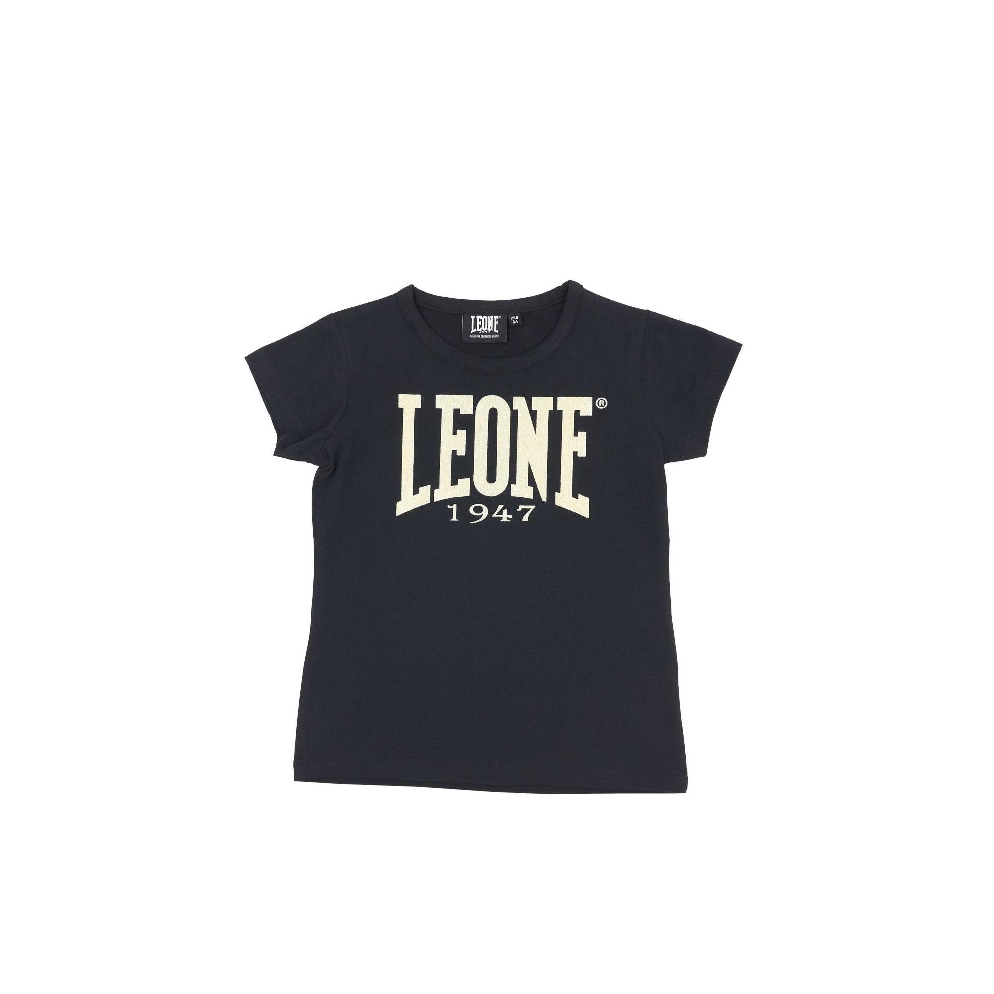 T shirt fille manches courtes avec grand logo Basic