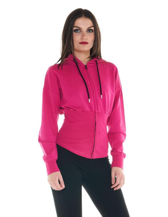 Woman hoody full zip Energy