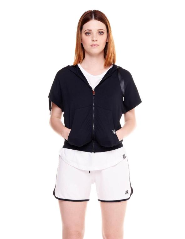 Woman hoody short sleeves...