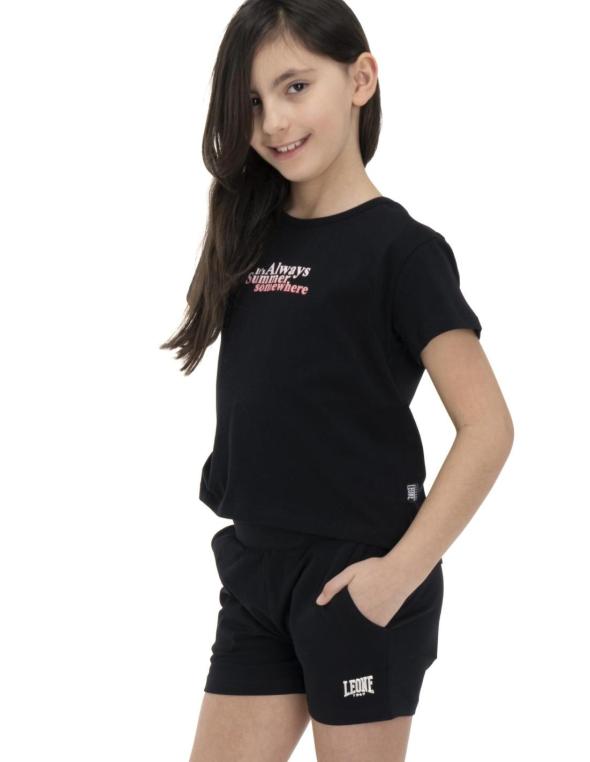 T-shirt corta da bambina Color