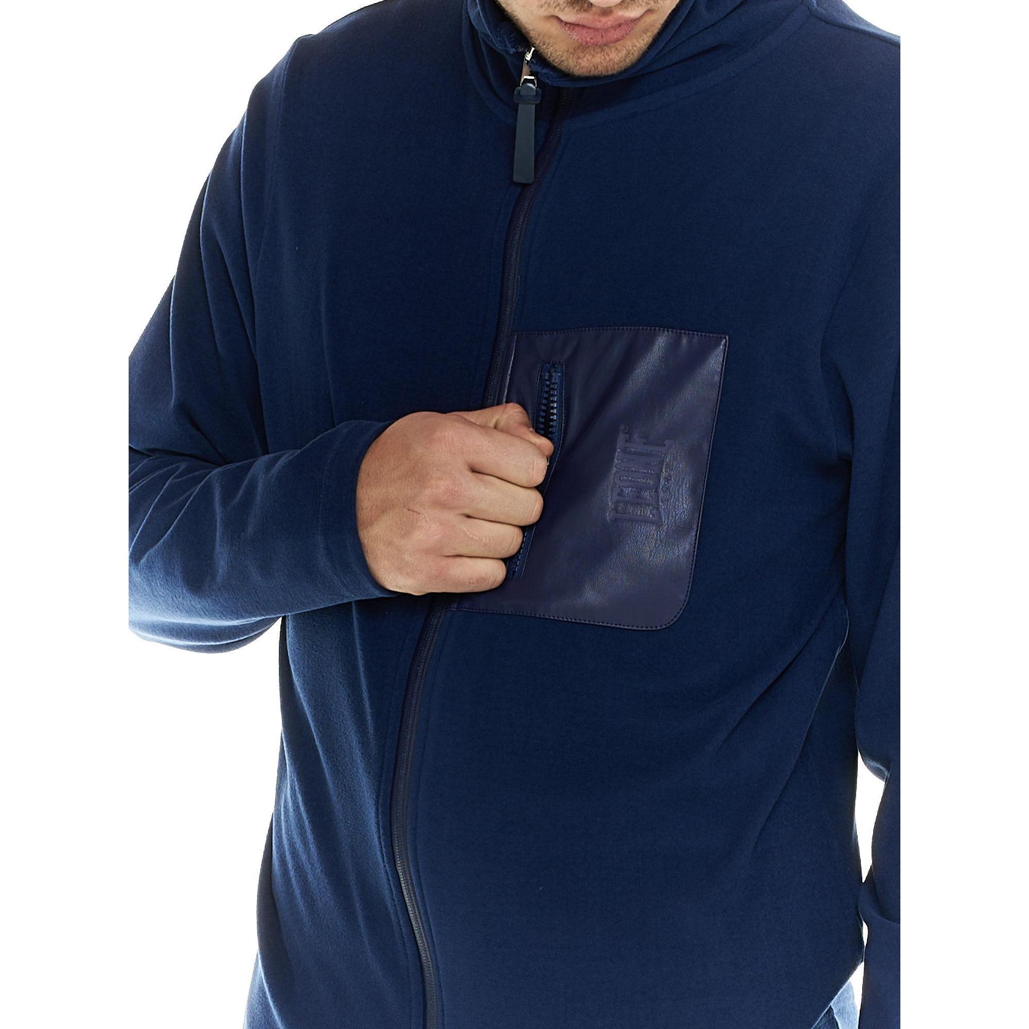 Jersey Lifestyle de hombre Leone con cuello alto y cremallera completa