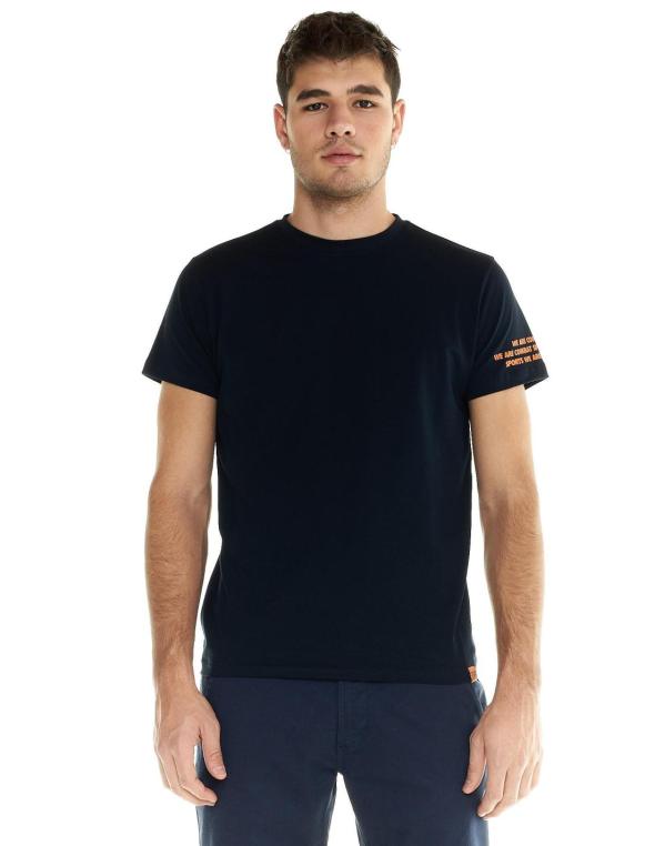 Complete leisure kit T-shirt Shorts Leone 1947 Cotton Man set t-shirt  bermuda Vintage Logo Black