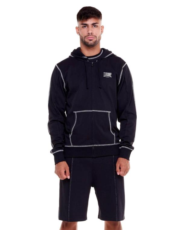 Man hoody full zip La Boxe