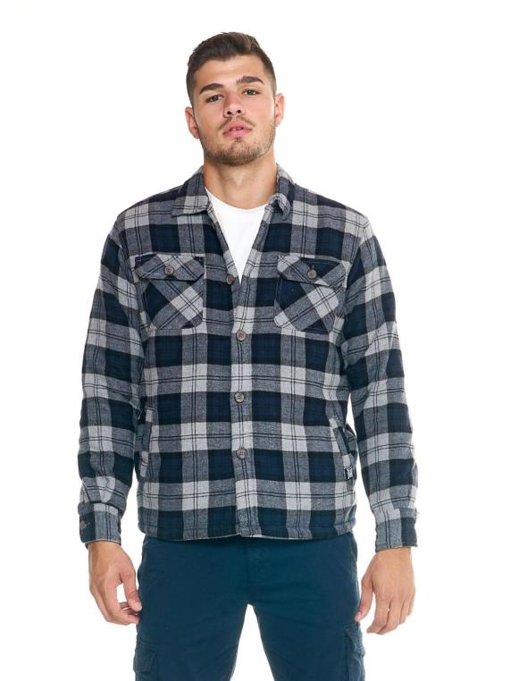 Man shirt with sherpa...