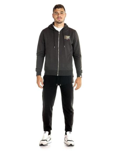 Under Armour HOMBRE Cremallera Completa Chaqueta Chándal Negro Gym