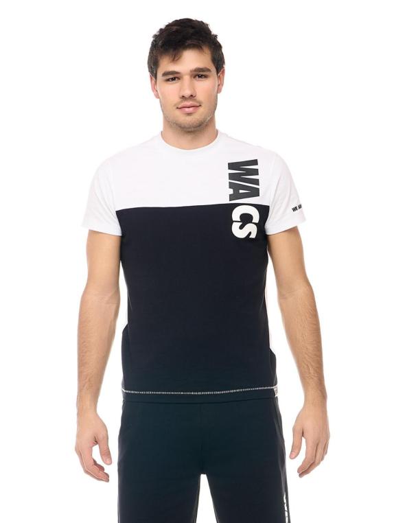 Man t-shirt short sleeves B&W