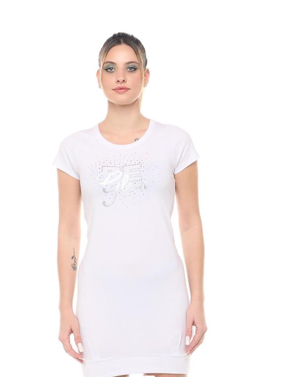 Vestido t-shirt maxi Leone...