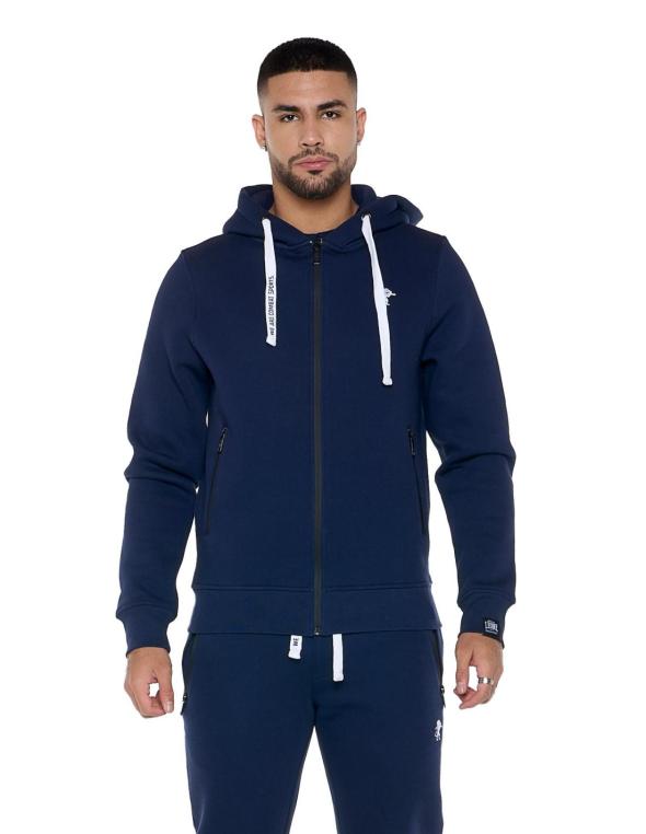 Man hoody full zip Smooth