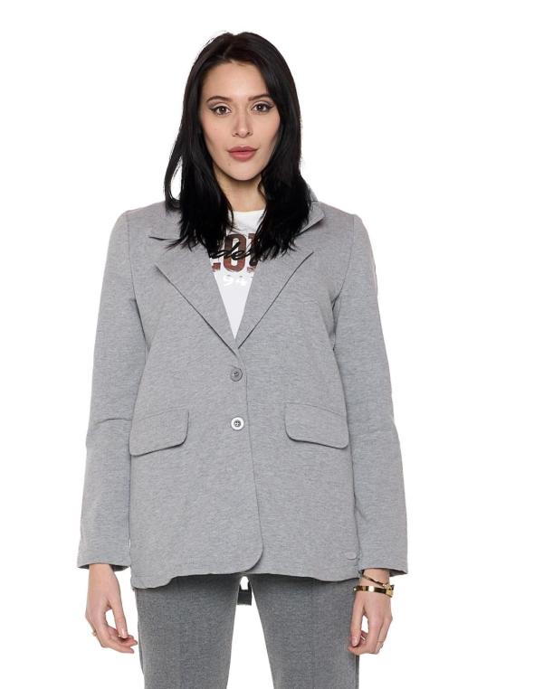 Moletom blazer feminino de...