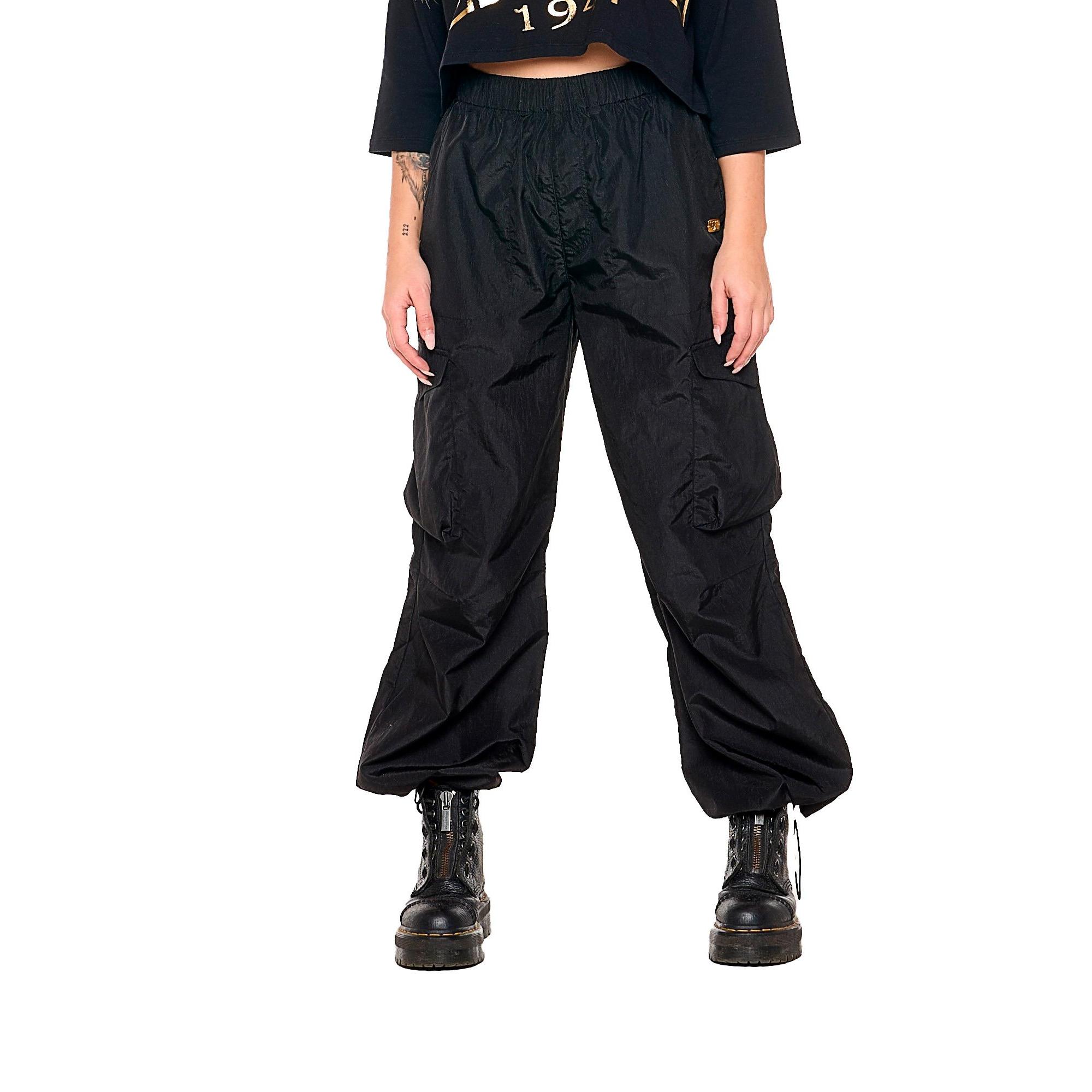 Pantalon cargo femme en popeline Authentic Gold