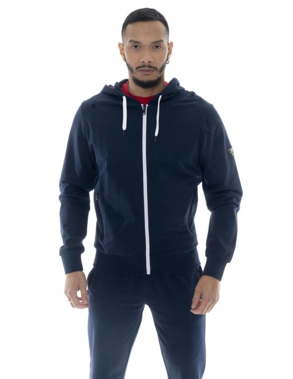 Man hoody full zip Patch