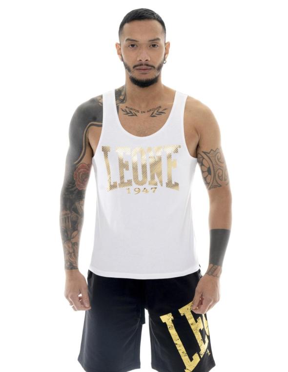 Man tank Stripe Gold