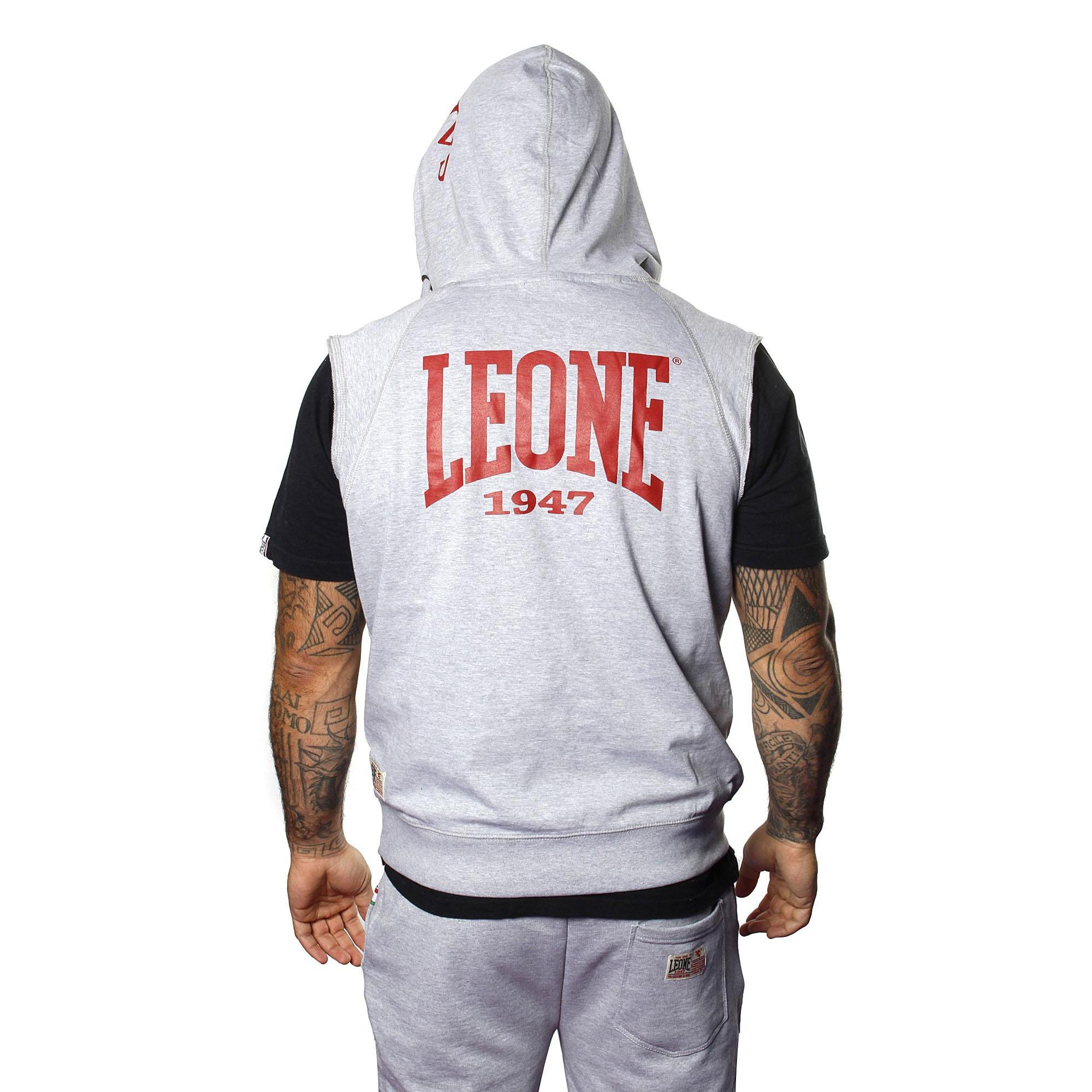 Sweat Shirt LEON Capuche sans manche - Arts Martiaux Lyonnais et Sports de  Combat