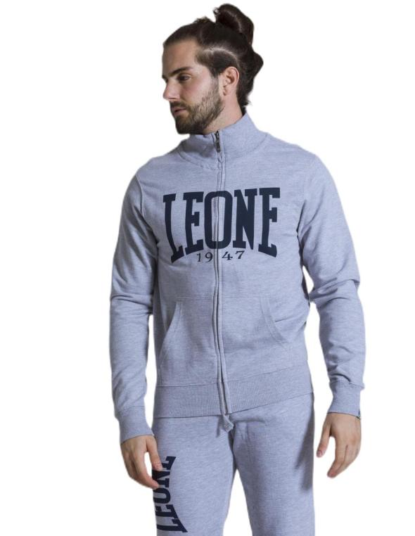 Sweat-shirt à capuche sans manches pour homme avec zip Leone 1947 Apparel